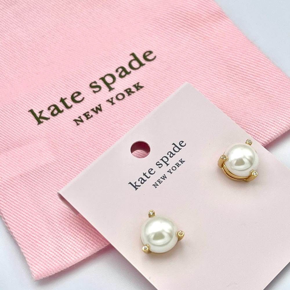 KATE SPADE Pearl Rise & Shine Stud Earrings